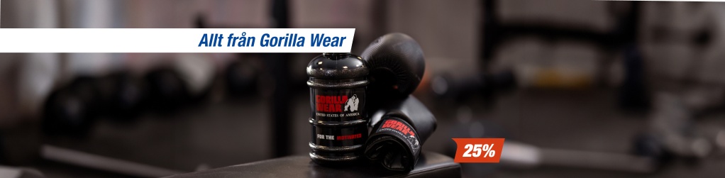 25% p� allt fr�n Gorilla Wear